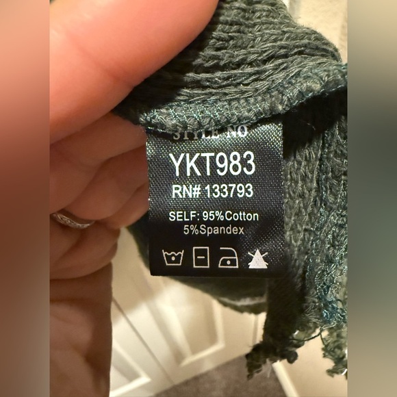 POL Raw Edge Full zip Hooded Sweatshirt Bohemian Oversized Chic , size M - Picture 3 of 12